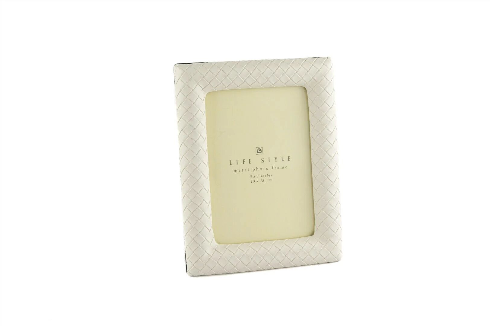 Krem Deri Çerçeve Krem - 13x18cm