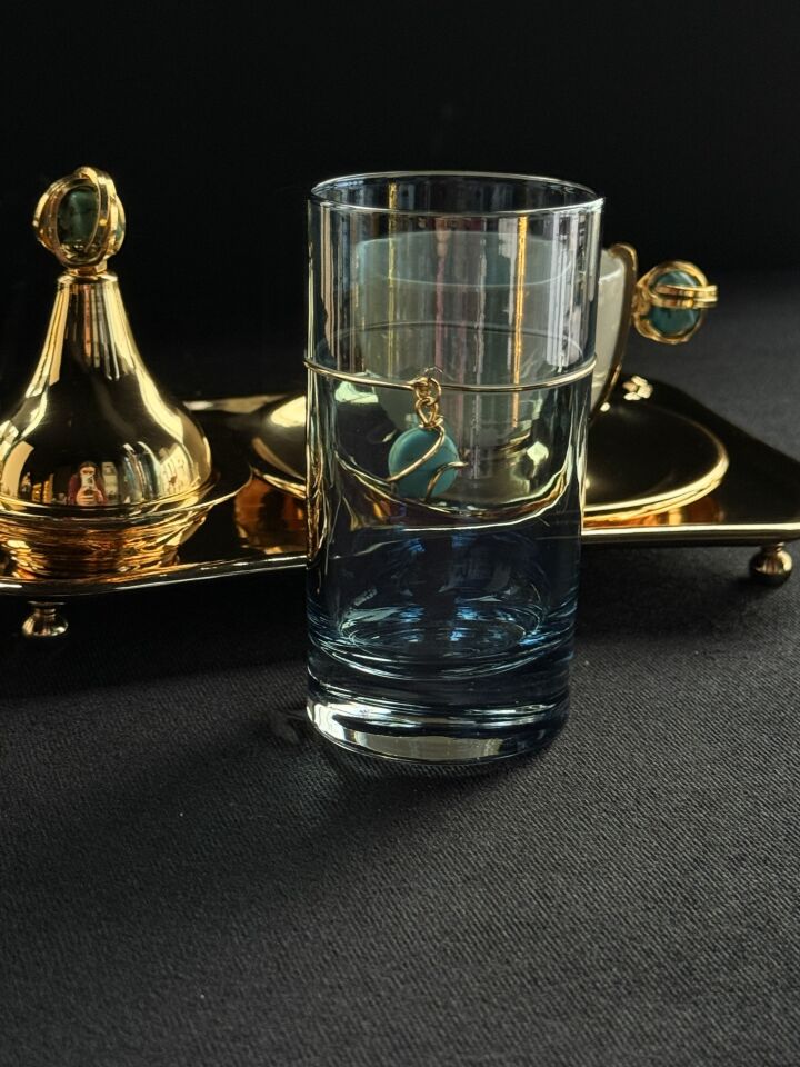 SELECT DT GOLD KAHVE SETİ Turkuaz