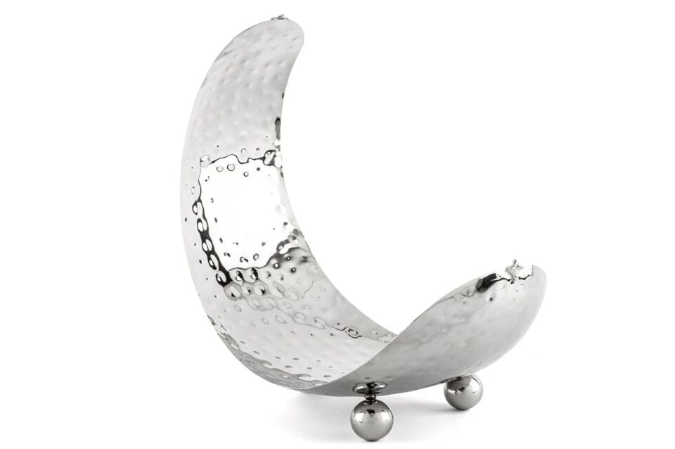 Gümüş Ay Çelik Meyvalık 36x20x37cm