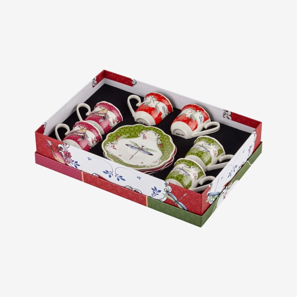 ALLURE MIX 6 'LI TÜRK KAHVESİ FİNCANI SETİ