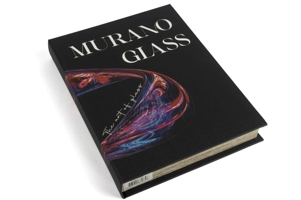 Murano Glass Kitap Kutu Siyah - 29x22x4cm