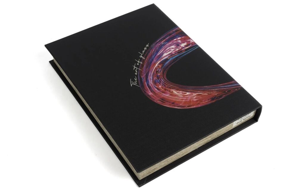 Murano Glass Kitap Kutu Siyah - 29x22x4cm