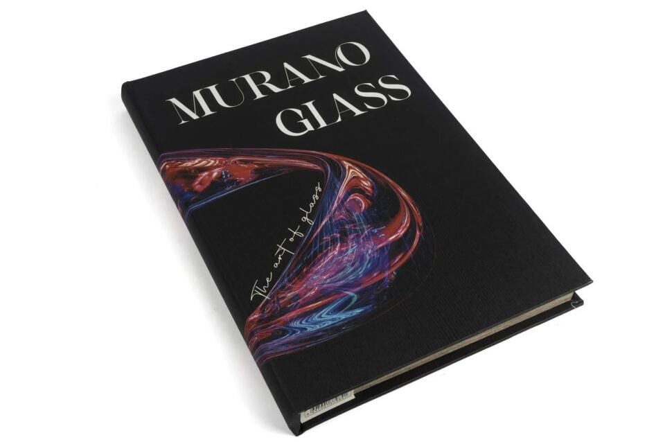 Murano Glass Kitap Kutu Siyah - 35x24x3cm
