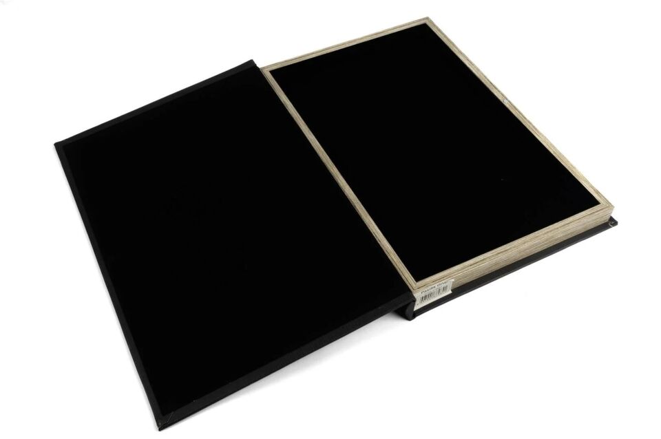 Murano Glass Kitap Kutu Siyah - 35x24x3cm