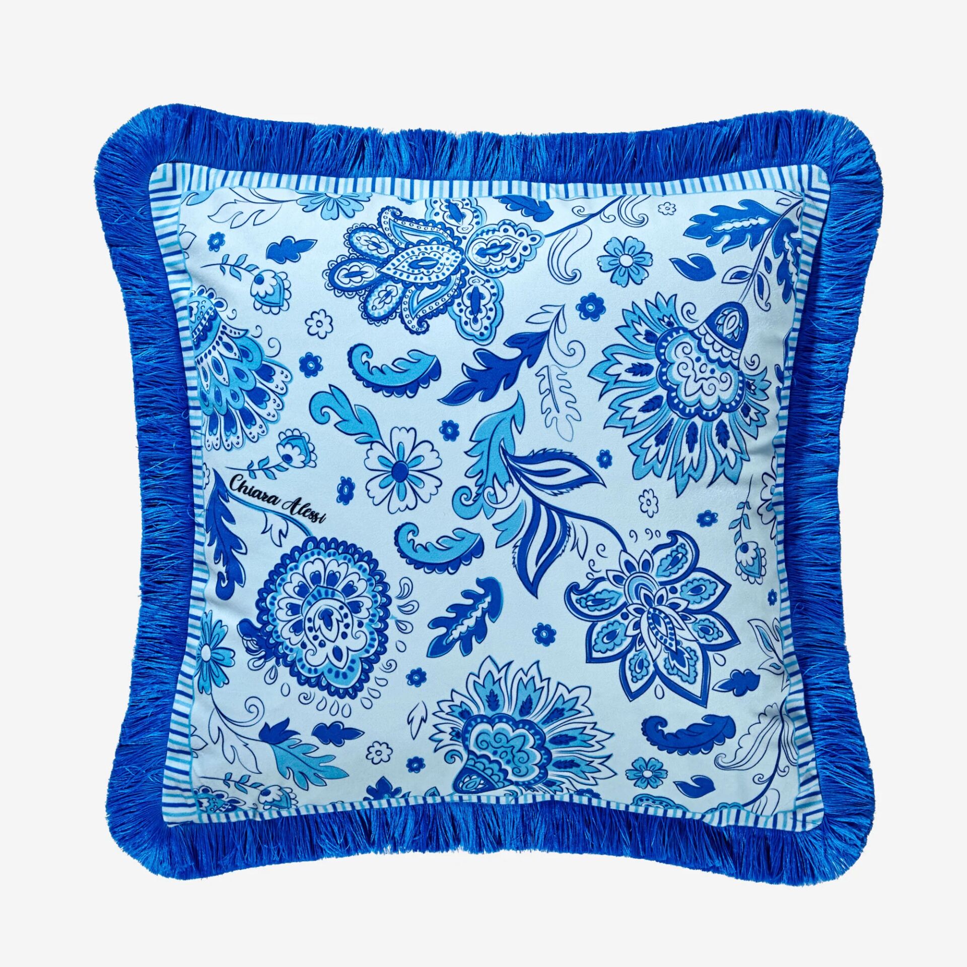 Lily Dekoratif Yastık Mavi - 45x45cm