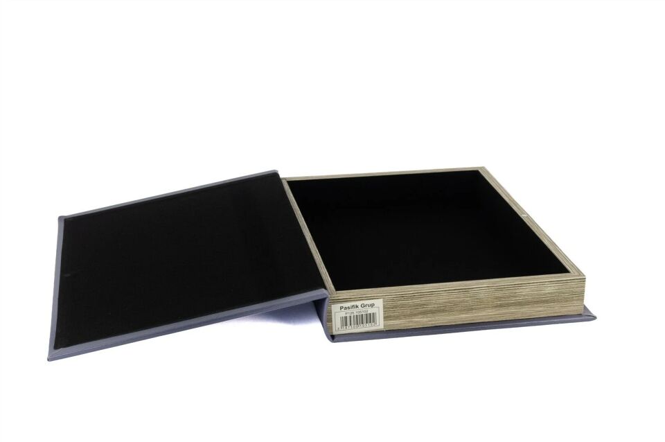 Pinecone Kitap Kutu Mor - 29x22x4cm