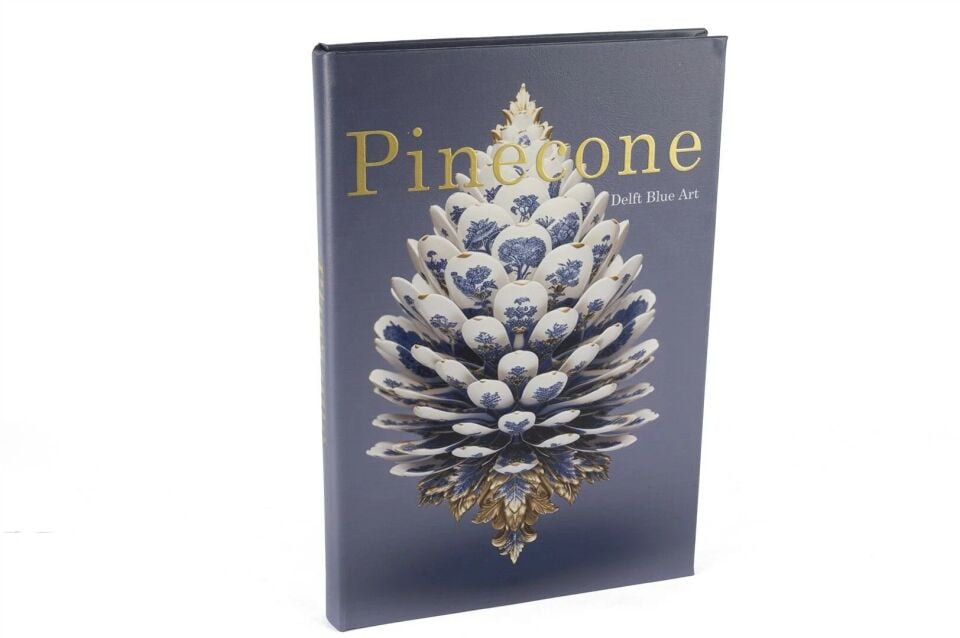 Pinecone Kitap Kutu Mor - 35x24x3cm