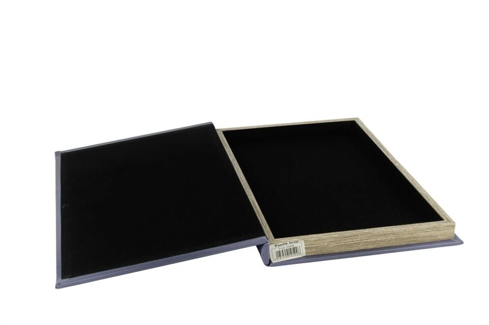 Pinecone Kitap Kutu Mor - 35x24x3cm