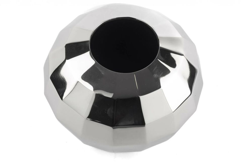 Gümüş Emery Vazo Gümüş - 25x17cm