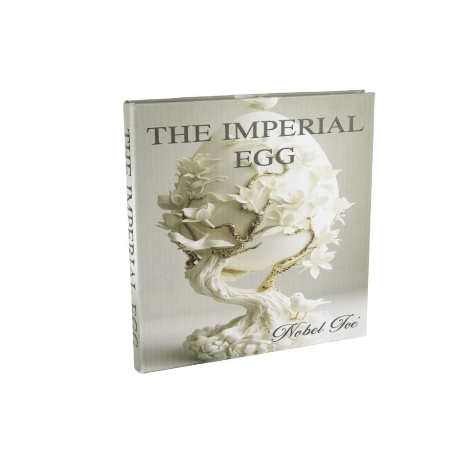 Egg Nobel Tee Kitap Kutu Beyaz - 35x34x3cm