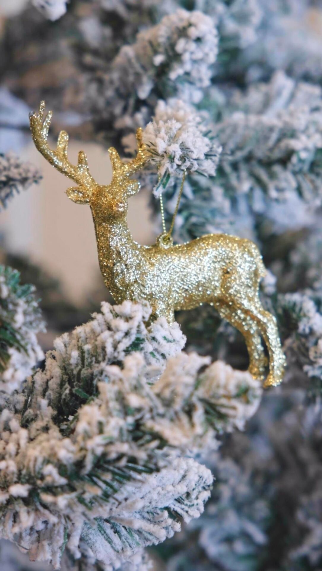 Yılbaşı Geyik Figürü Gold