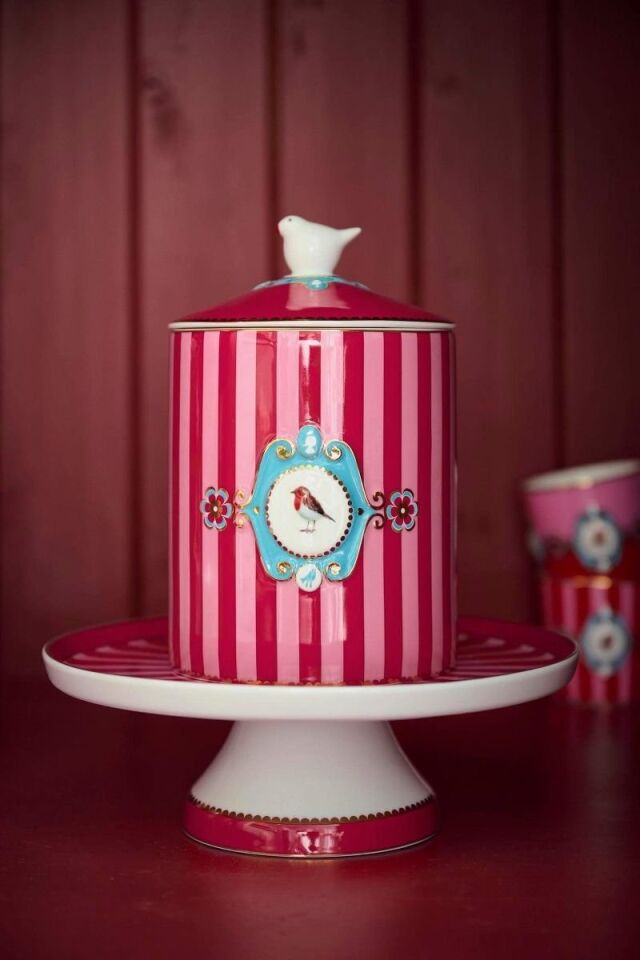 Love Birds Küp Kırmızı/Pembe - 1300ml