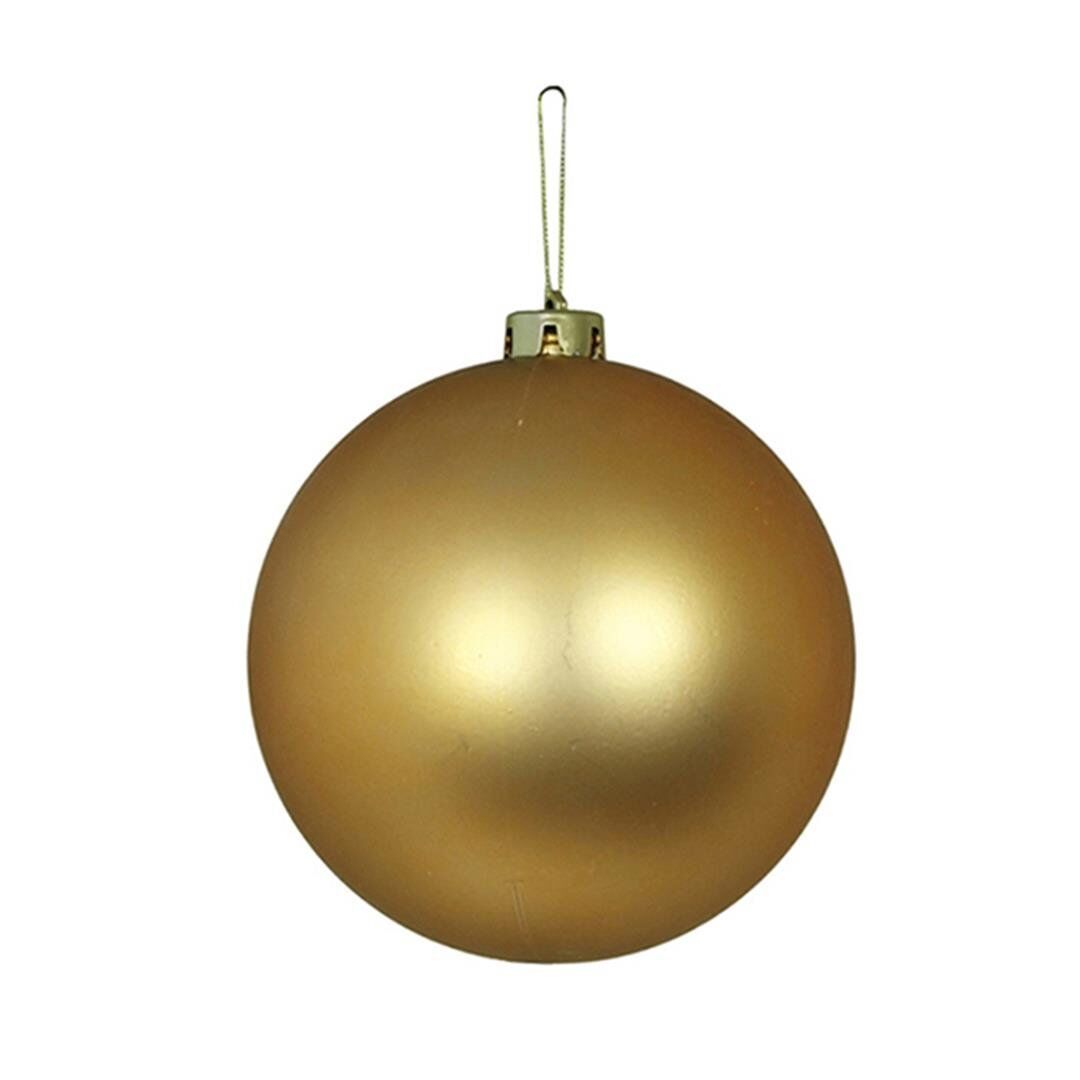 Yılbaşı Süsü Mat Top Şampanya 25 cm