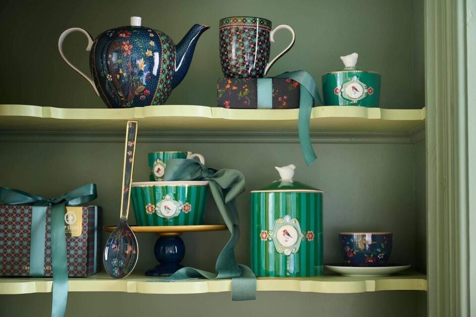 Love Birds Küp Yeşil - 1300ml