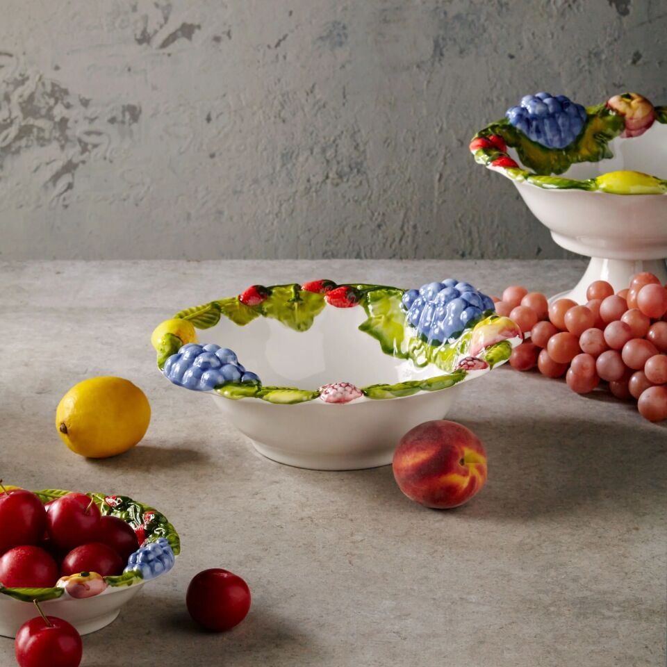 Dolcetto Seramik Kase Renkli - 25cm