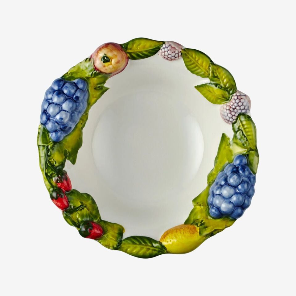 Dolcetto Ayaklı Servis Tabağı Renkli - 25cm