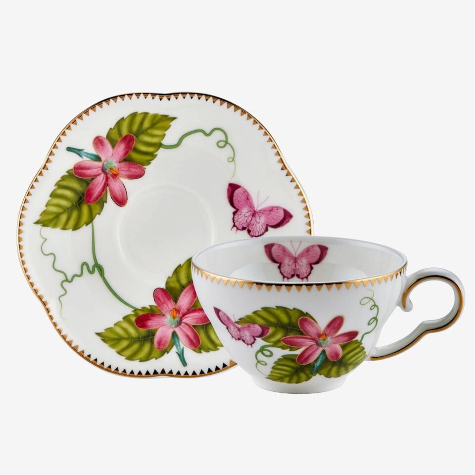 LAURA 2'Lİ TURK KAHVESİ FİNCAN SETİ Pembe - 120ml