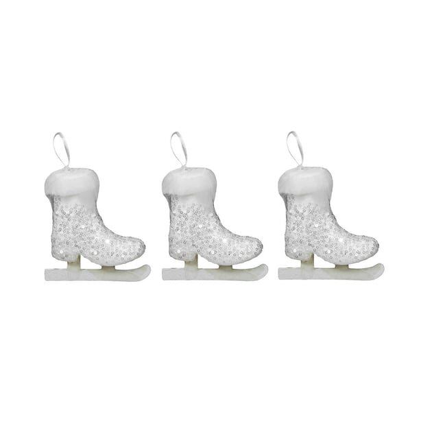 Yılbaşı Süsü 3'lü Pullu Paten 10 cm