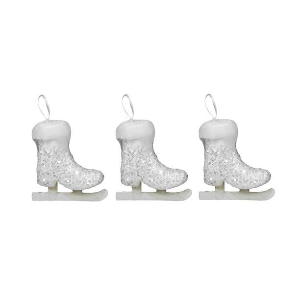 Yılbaşı Süsü 3'lü Pullu Paten 10 cm