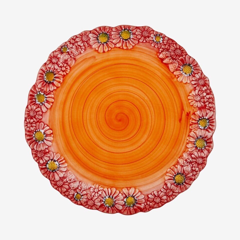 Camomilla Servis Tabağı Kırmızı - 36cm