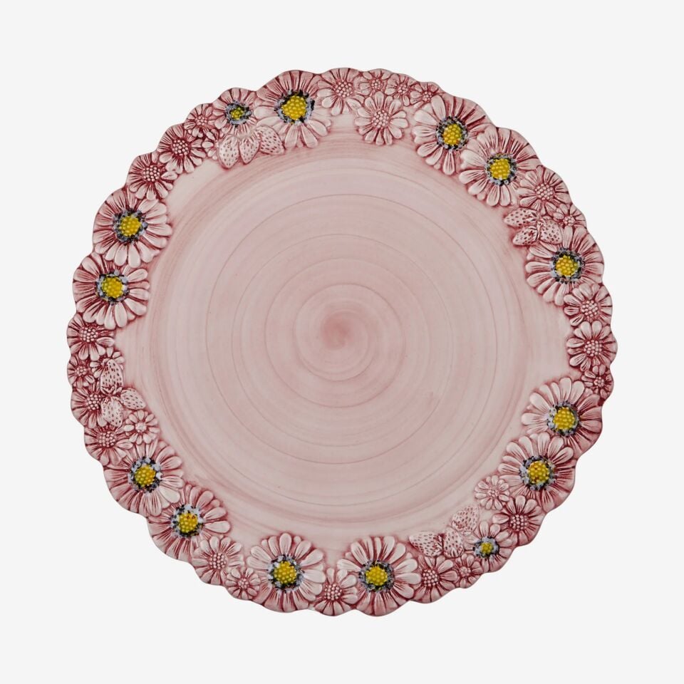 Camomilla Servis Tabağı Pembe - 36cm