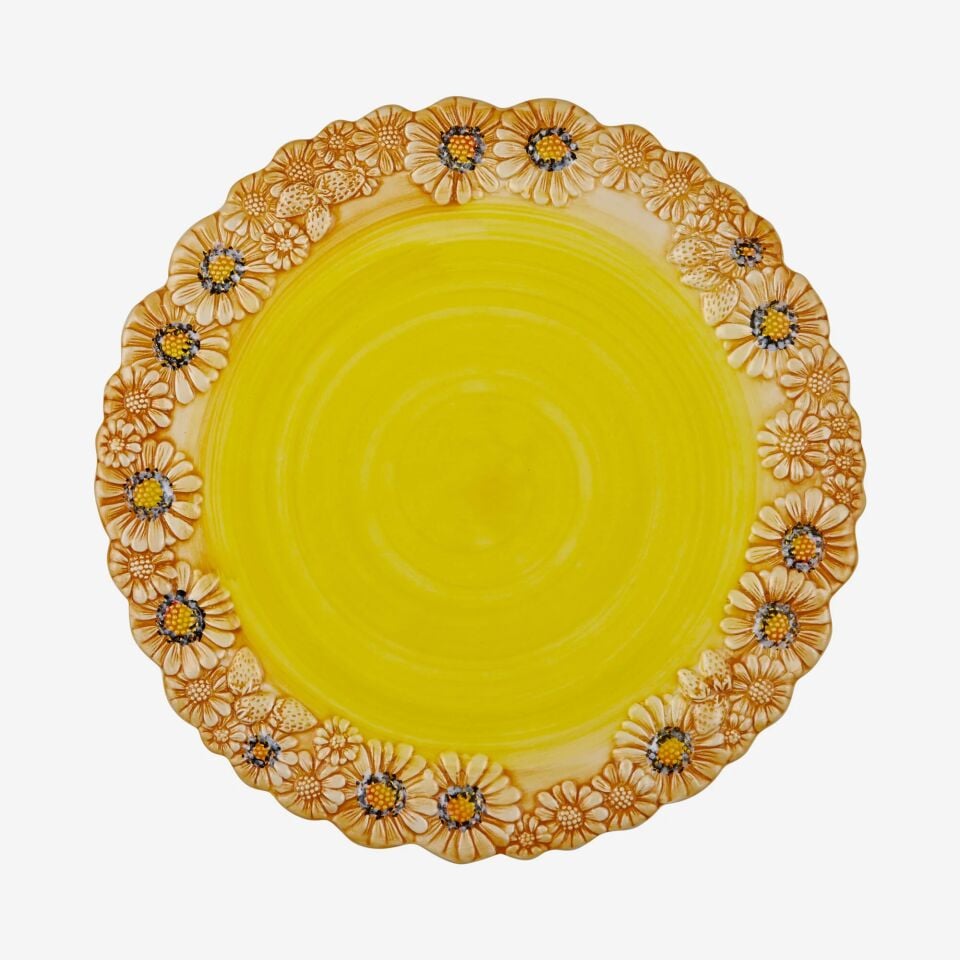 Camomilla Servis Tabağı Sarı - 36cm