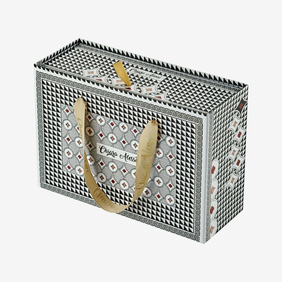 Ravello Porselen Kahve Fincan Seti Siyah/Kırmızı - 90ml