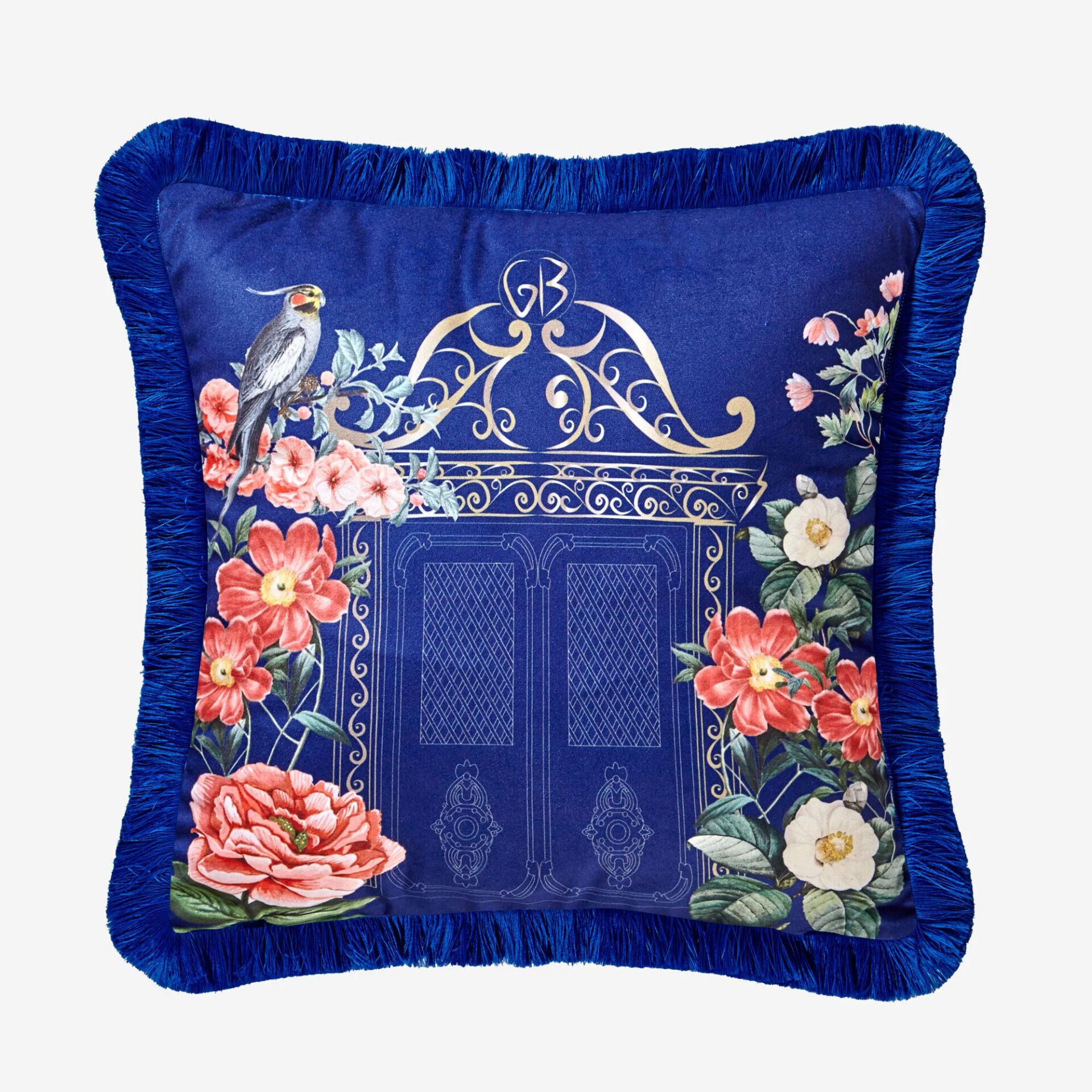 Magic Garden Dekoratif Yastık Lacivert - 45x45cm