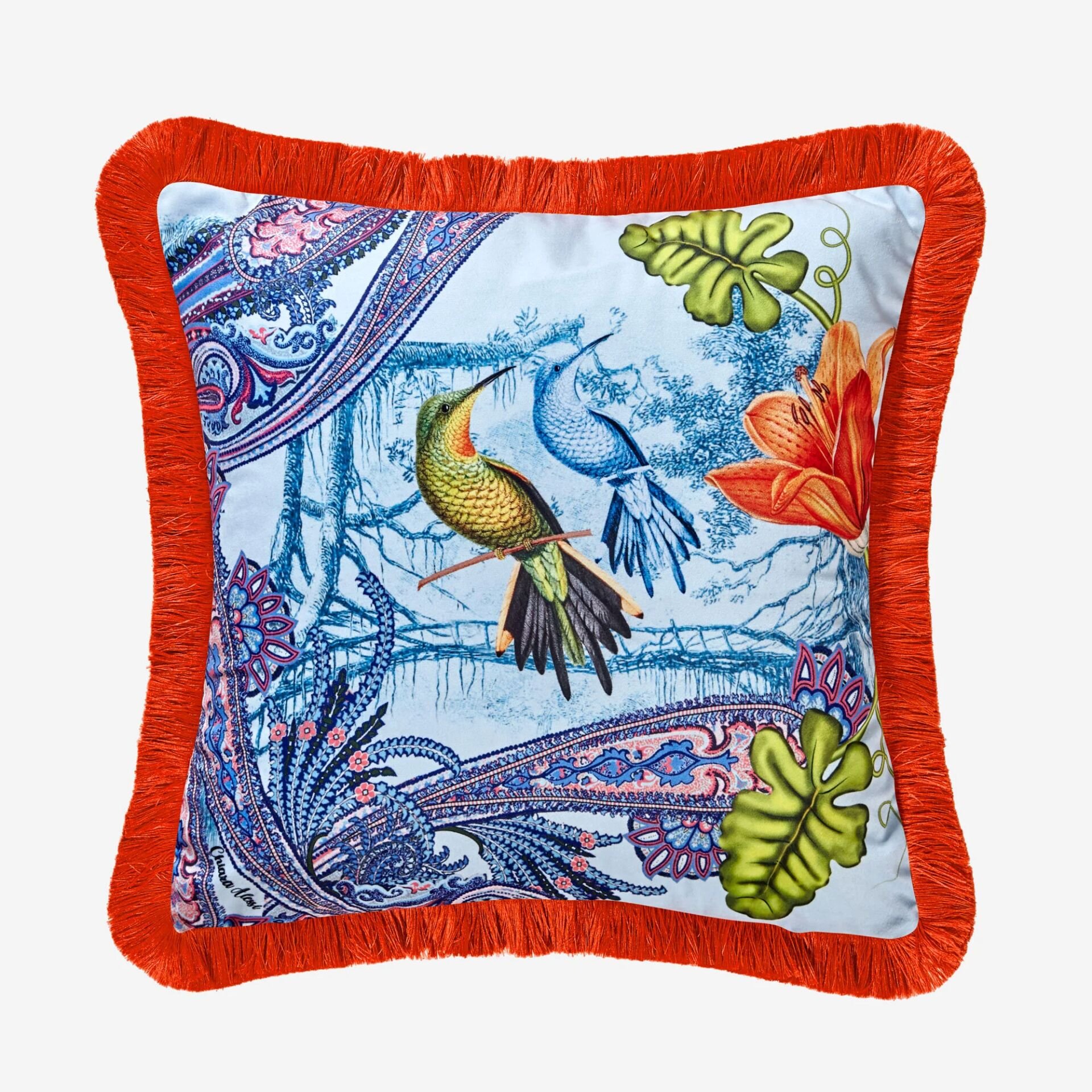 Magic Garden Dekoratif Yastık Turkuaz - 45x45cm