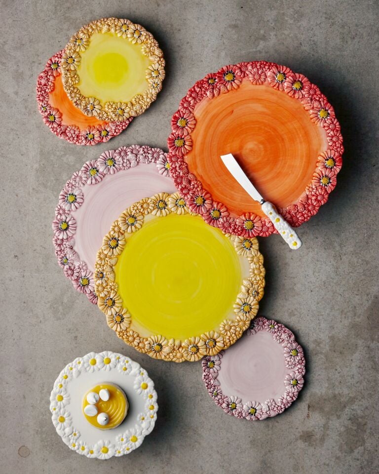 Camomilla Kahvaltı Tabağı Pembe - 22cm