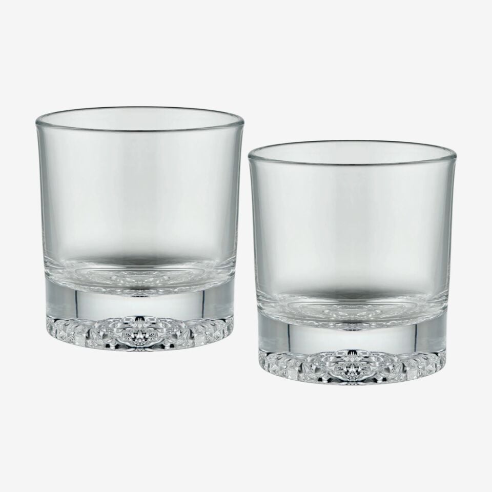 Kristal Kesme 2'li Viski Bardağı 300 ml-CAWGS21110-