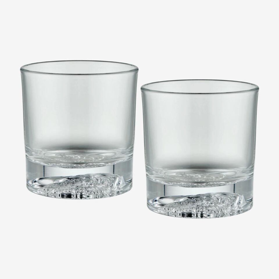 Kristal Kesme 2'li Viski Bardağı 300 ml-CAWGS21130-