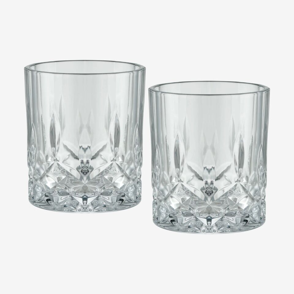 Kristal Kesme 2'li Viski Bardağı 300 ml-CAWGS20148-