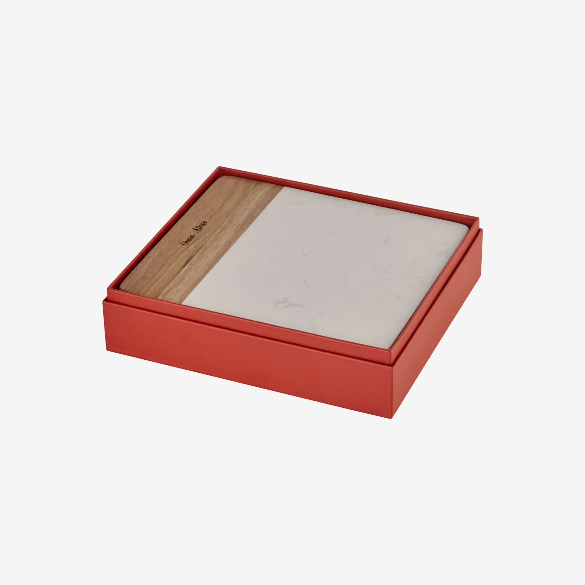 Acacia Elegance Beyaz Ahşap Peynir Sunum Tabağı CAWCS65320