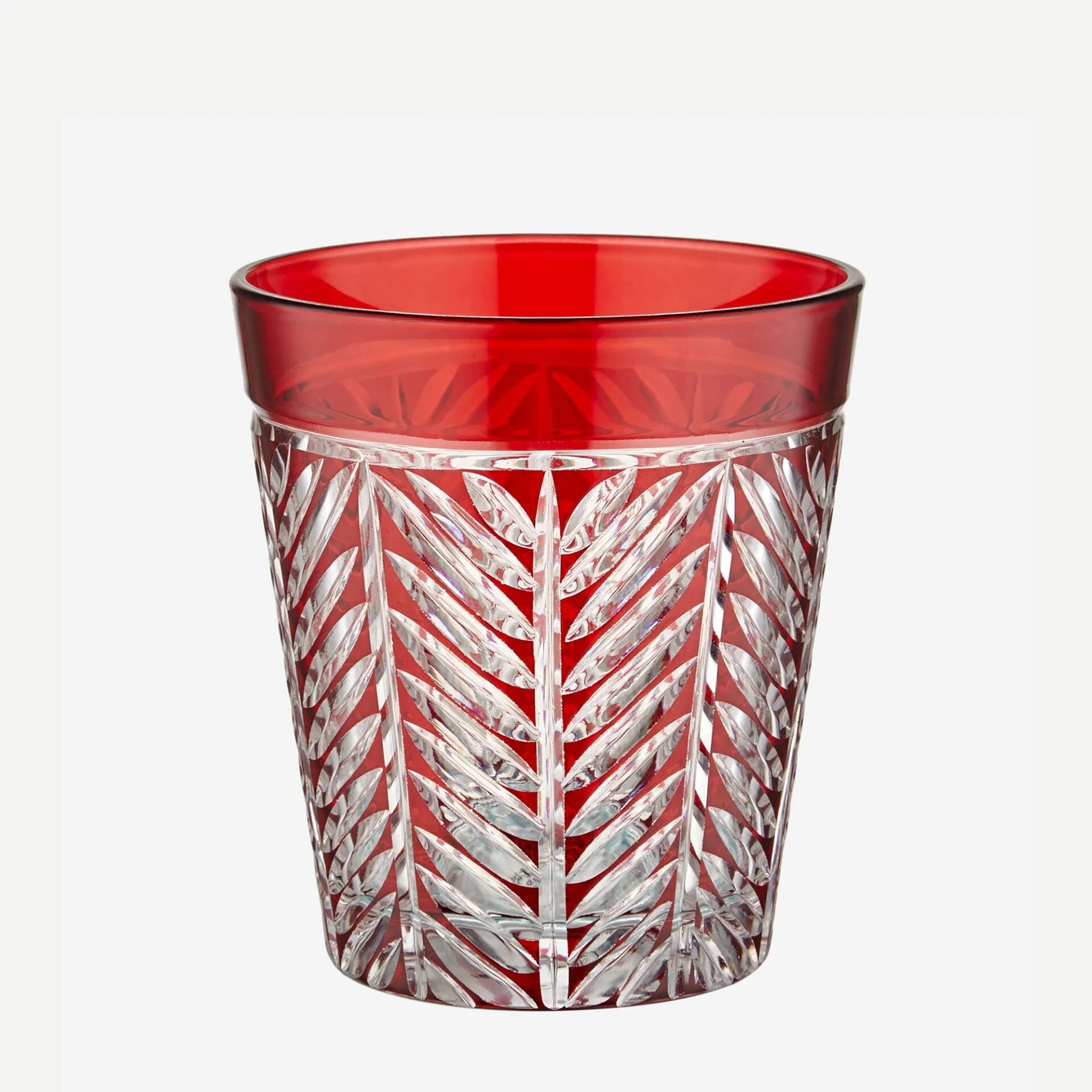 LANZA SU / VİSKİ BARDAĞI Kırmızı - 345ml