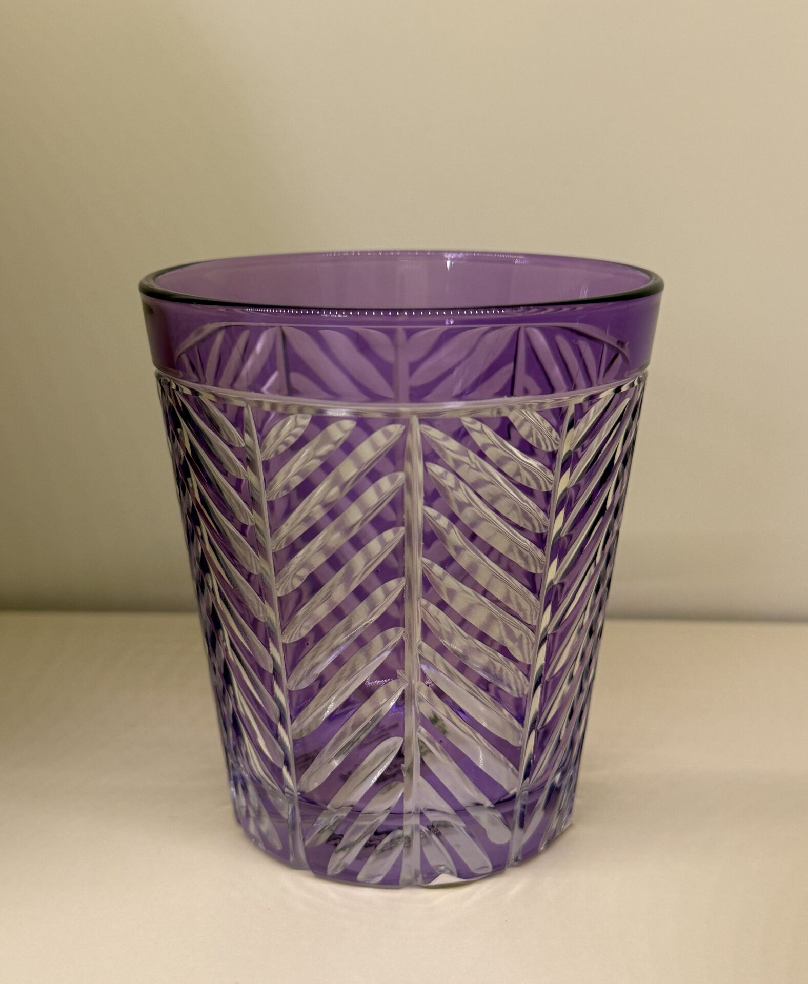 LANZA SU / VİSKİ BARDAĞI Mor - 345ml