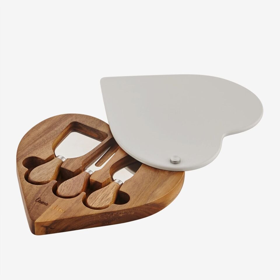 Acacia Elegance Kahverengi Ahşap Peynir Sunum Tabağı CAWCS63389