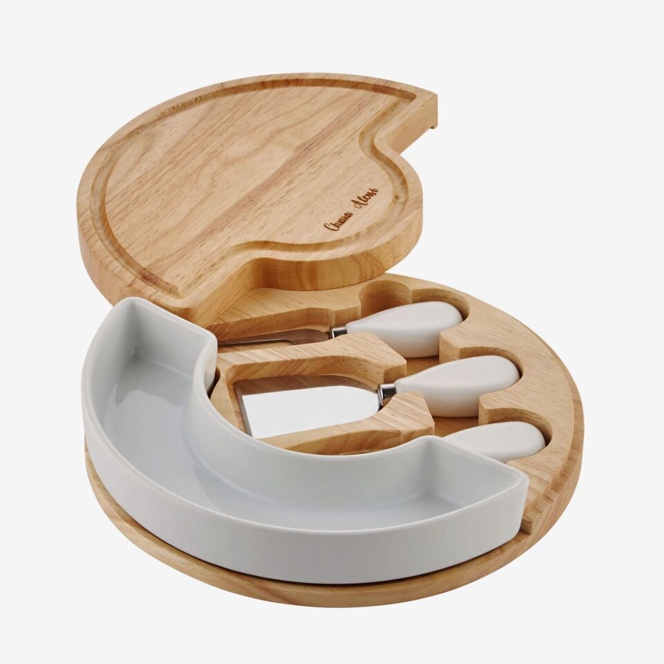 Acacia Elegance Kahverengi Ahşap Peynir Sunum Tabağı CAWCS62493