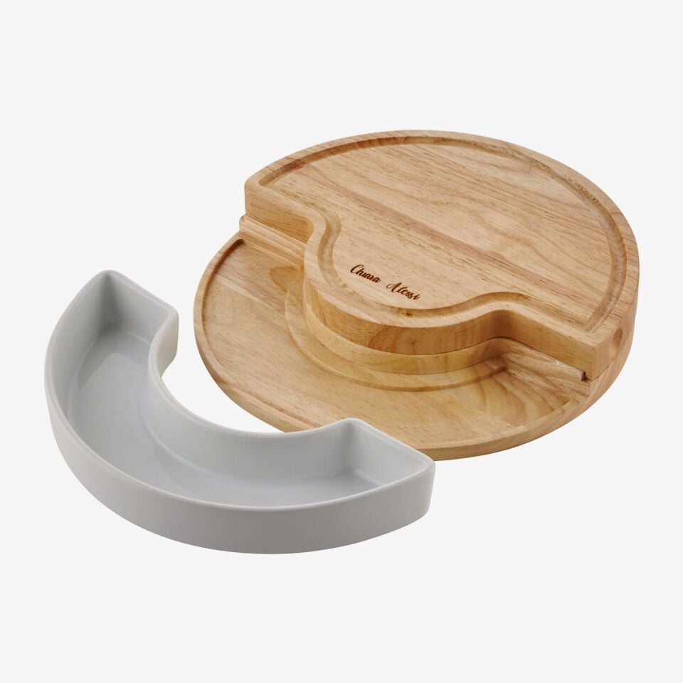 Acacia Elegance Kahverengi Ahşap Peynir Sunum Tabağı CAWCS62493