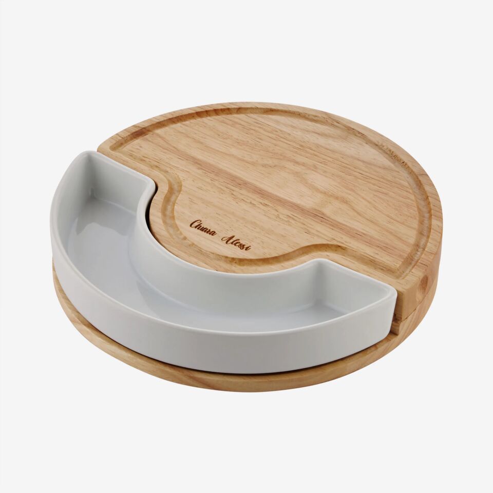 Acacia Elegance Kahverengi Ahşap Peynir Sunum Tabağı CAWCS62493