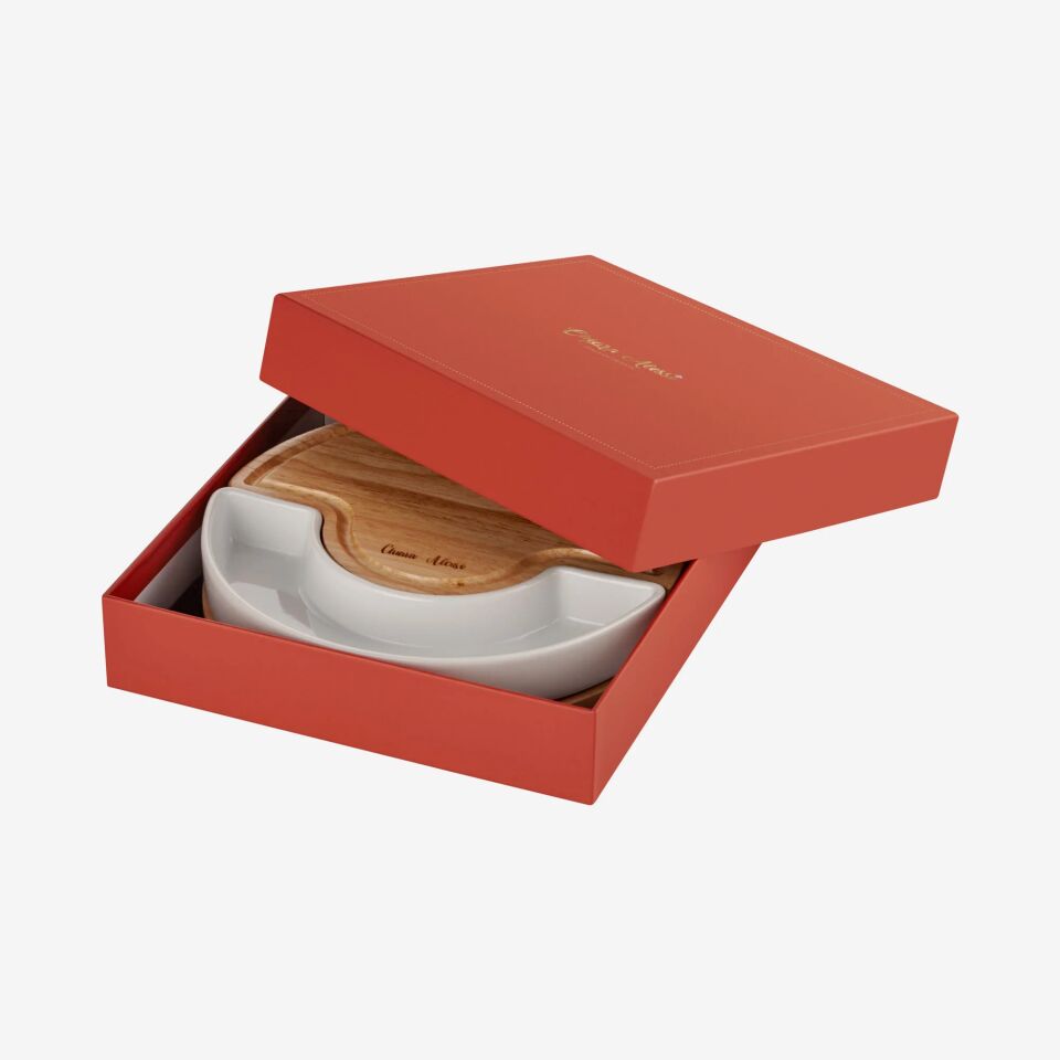 Acacia Elegance Kahverengi Ahşap Peynir Sunum Tabağı CAWCS62493