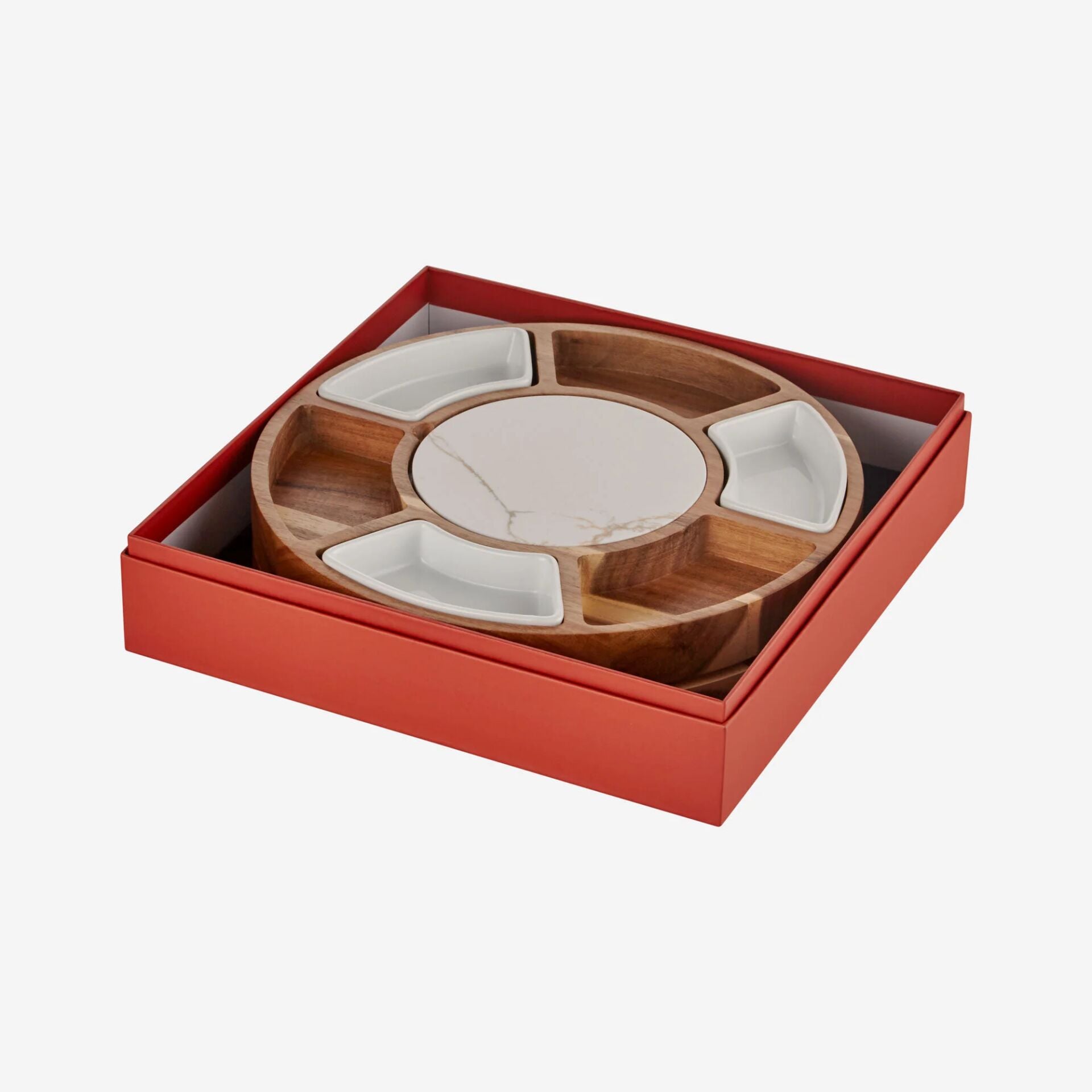 Acacia Elegance Kahverengi Ahşap Peynir Sunum Tabağı CAWCS64031