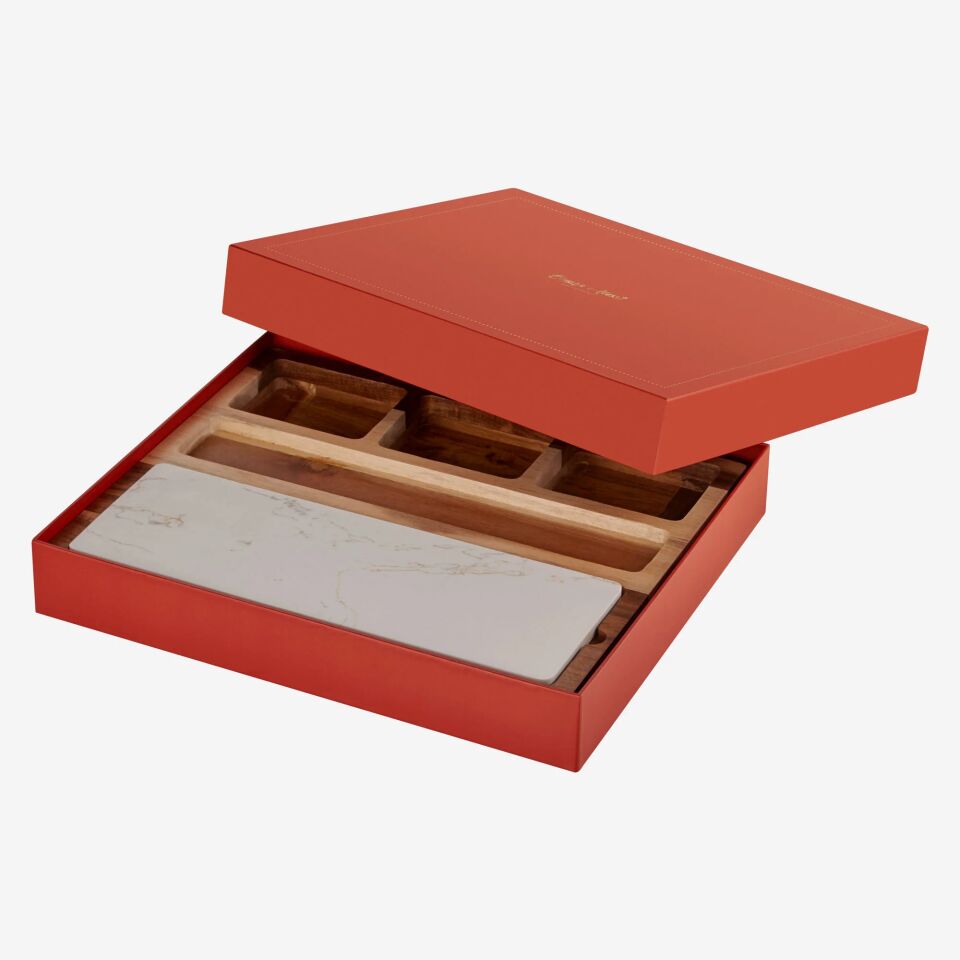 Acacia Elegance Kahverengi Ahşap Peynir Sunum Tabağı CAWCS64032