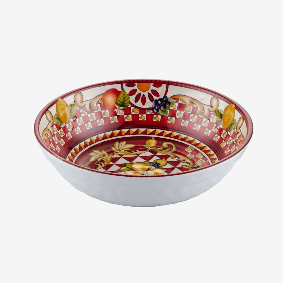 Capri Limon Buketi Kase Kırmızı - 20cm