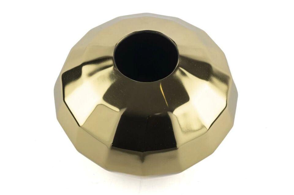 Gold Emery Basık Vazo