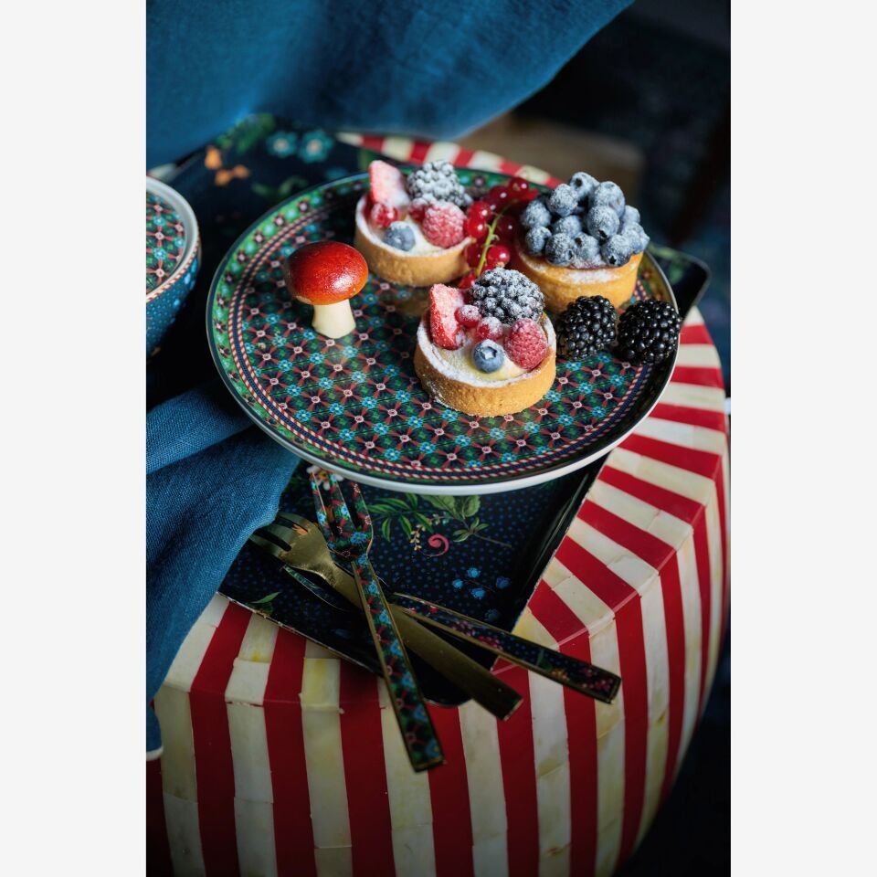 Berry Blues Yeşil Mini Kek Standı