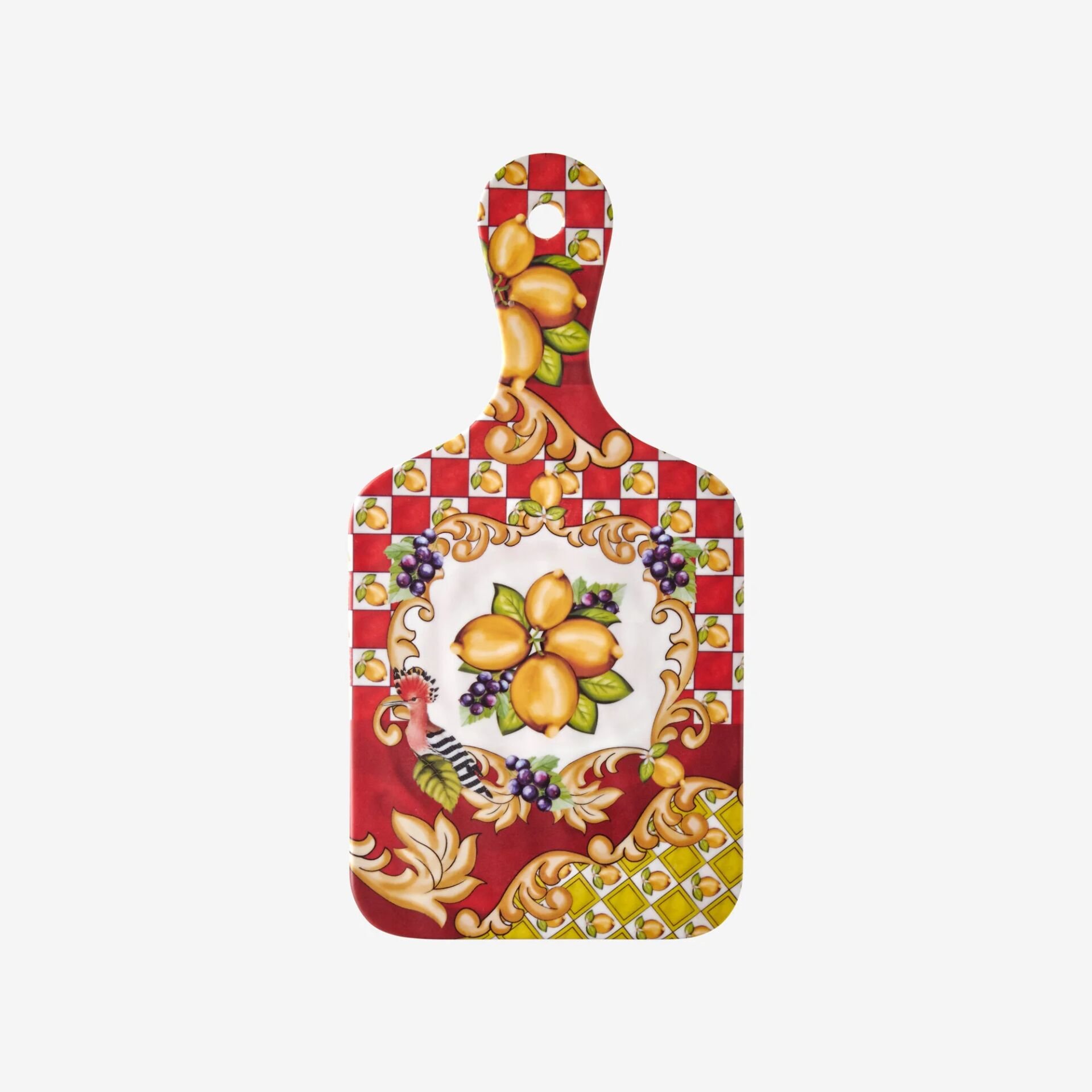 Capri Limon Buketi Sunum Tahtası Kırmızı - 25cm