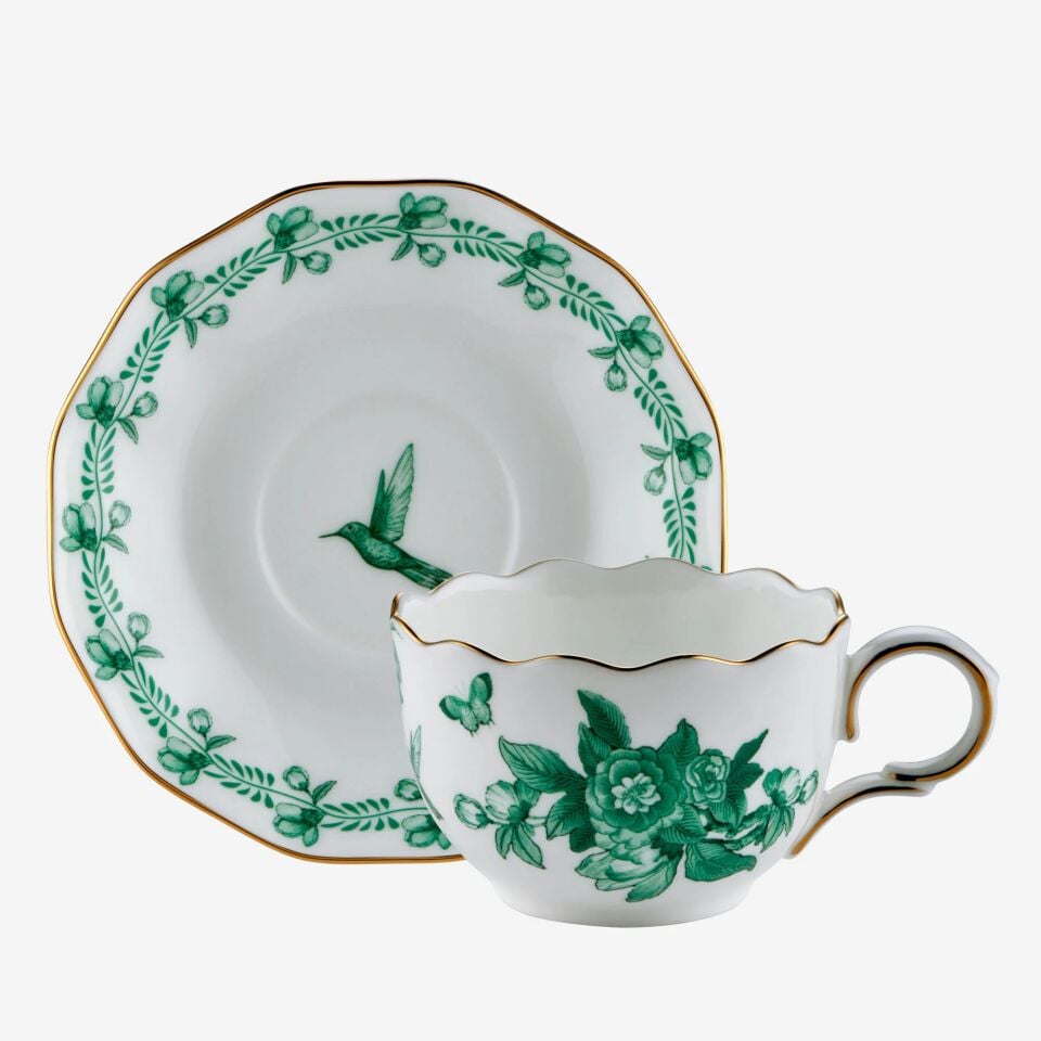 PRIMAVERA 2'Lİ TURK KAHVESİ FİNCAN SETİ Yeşil - 100ml