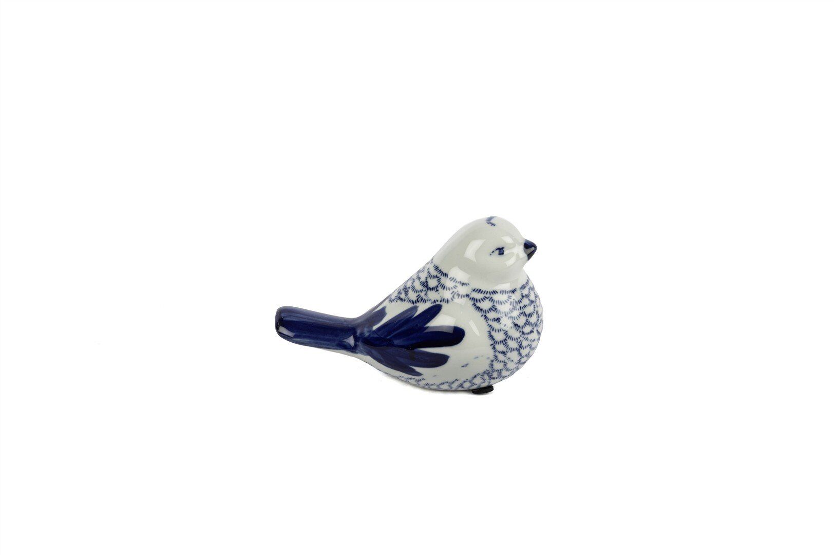 Blue Blanc Kuş Dek Obje