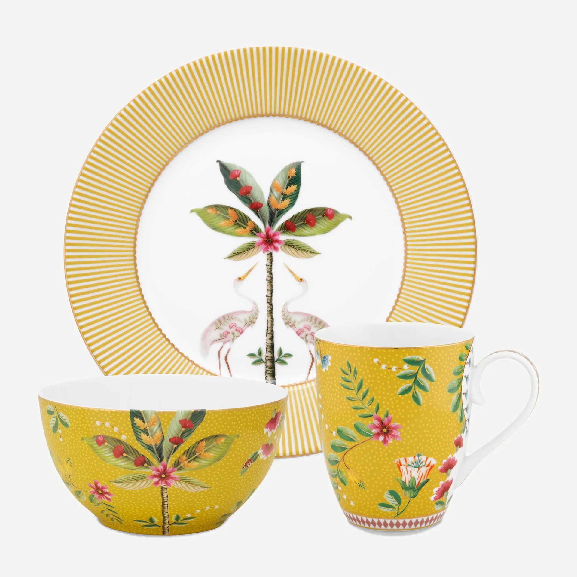 La Majorelle Kahvaltı Seti 3 Parça Sarı